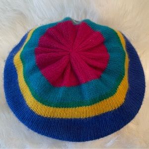 Vintage Liz Claiborne Iconic Beret Lambswool Angora